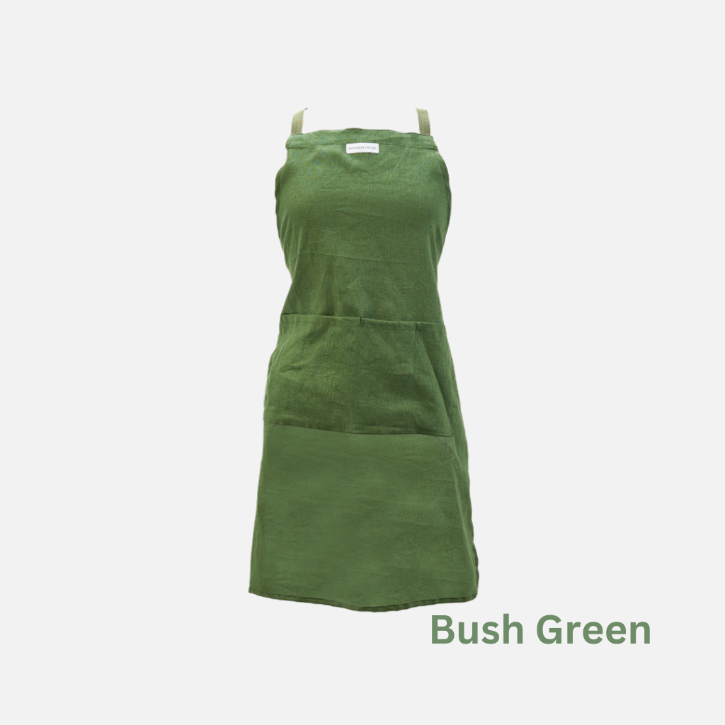 Annabel Trends Linen Apron Bush Green
