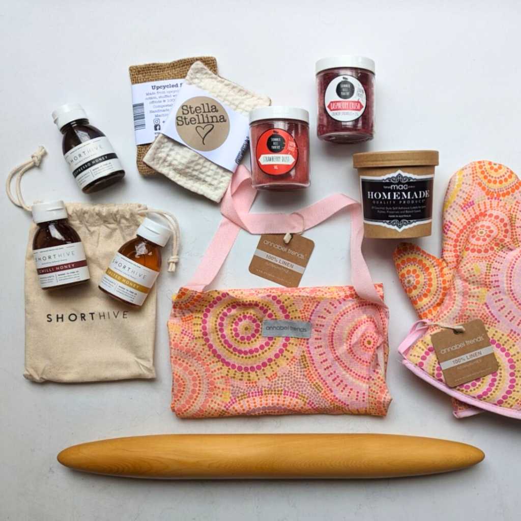 Delighted Bakers Hamper Local Pantry Co Flatlay