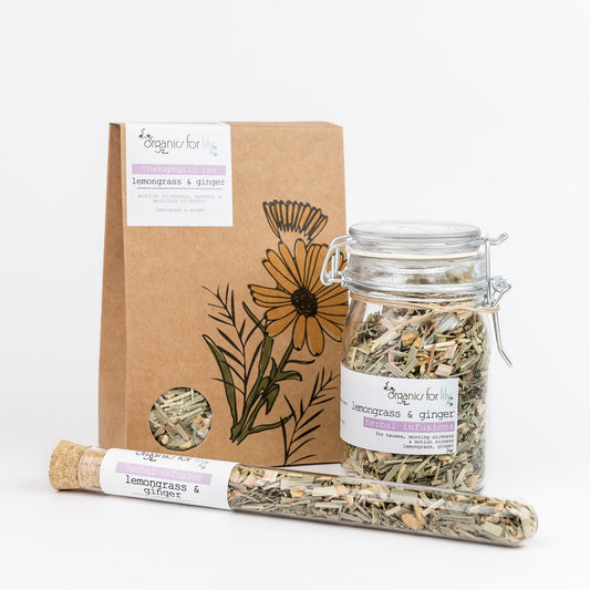 Organics for Lily Tea Packaging set of three