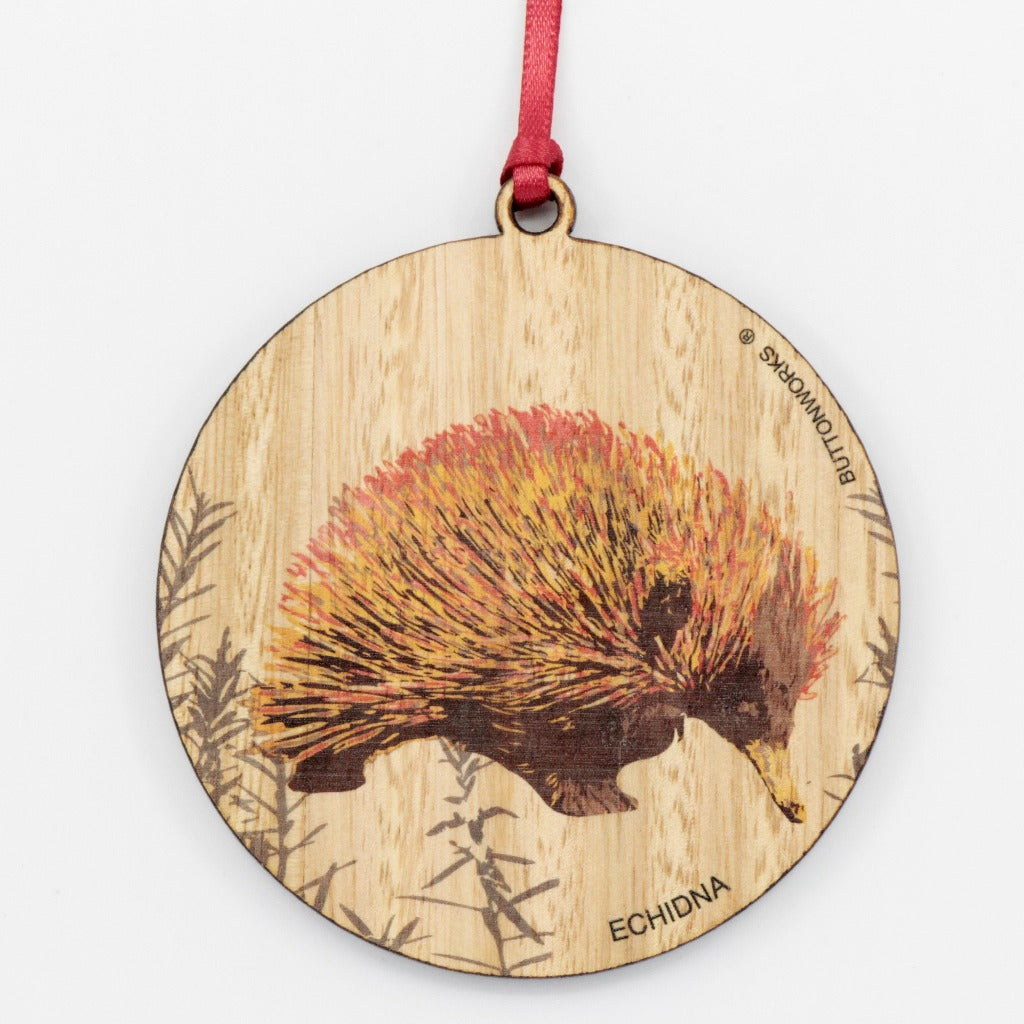 Buttonworks Christmas Decoration Echidna Product