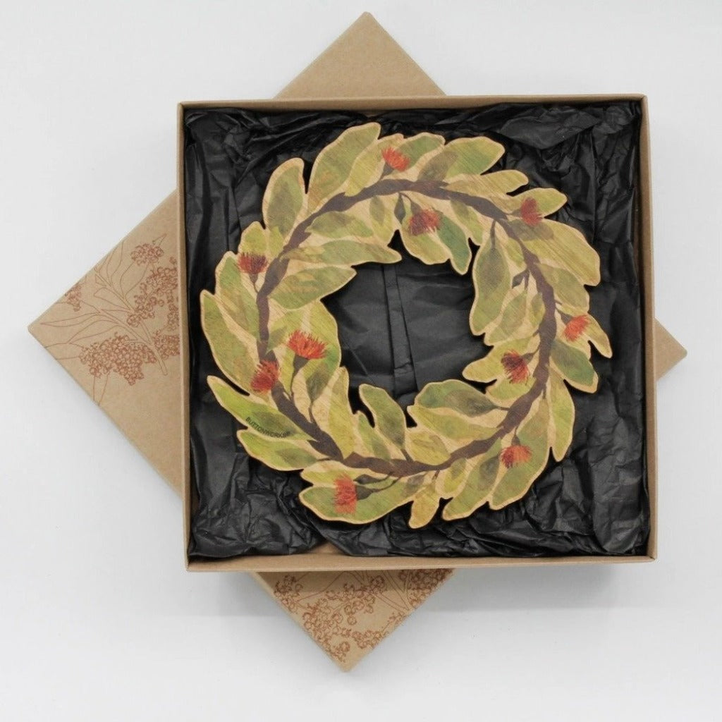 Buttonworks Trivet Gum Wreath Boxed