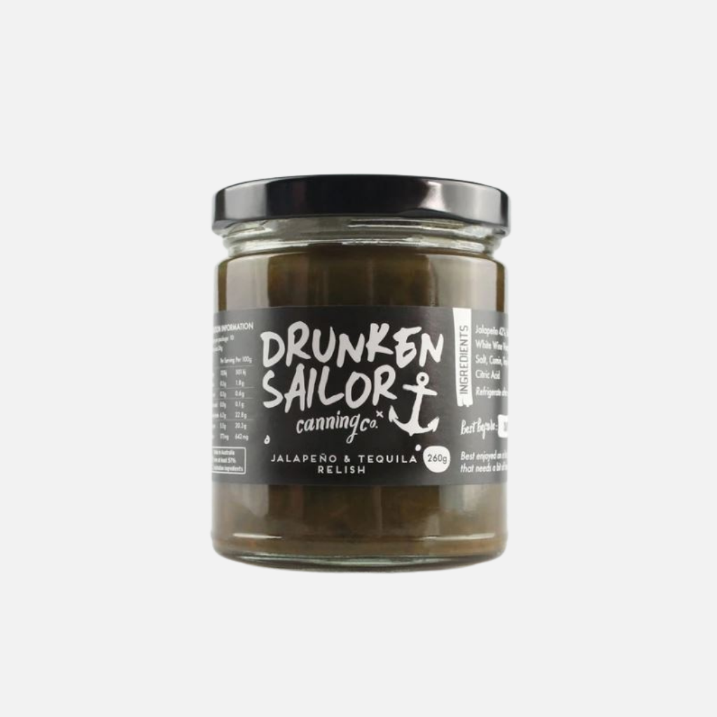 Drunken Sailor Canning Co Jalapeno and Tequila Relish