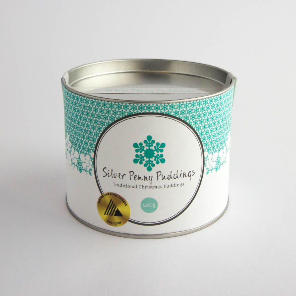 Silver Penny Pudding - Traditional Christmas Pudding 400gm